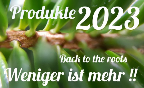 Weniger ist mehr -Back to the roots-